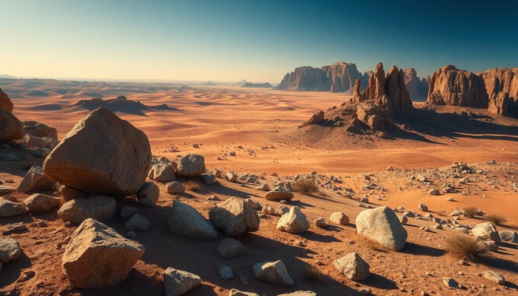 Agafay Desert rocky landscape