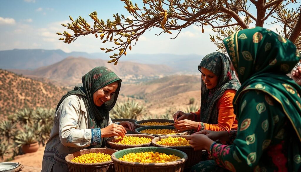 Argan oil cooperatives Atlas Mountains