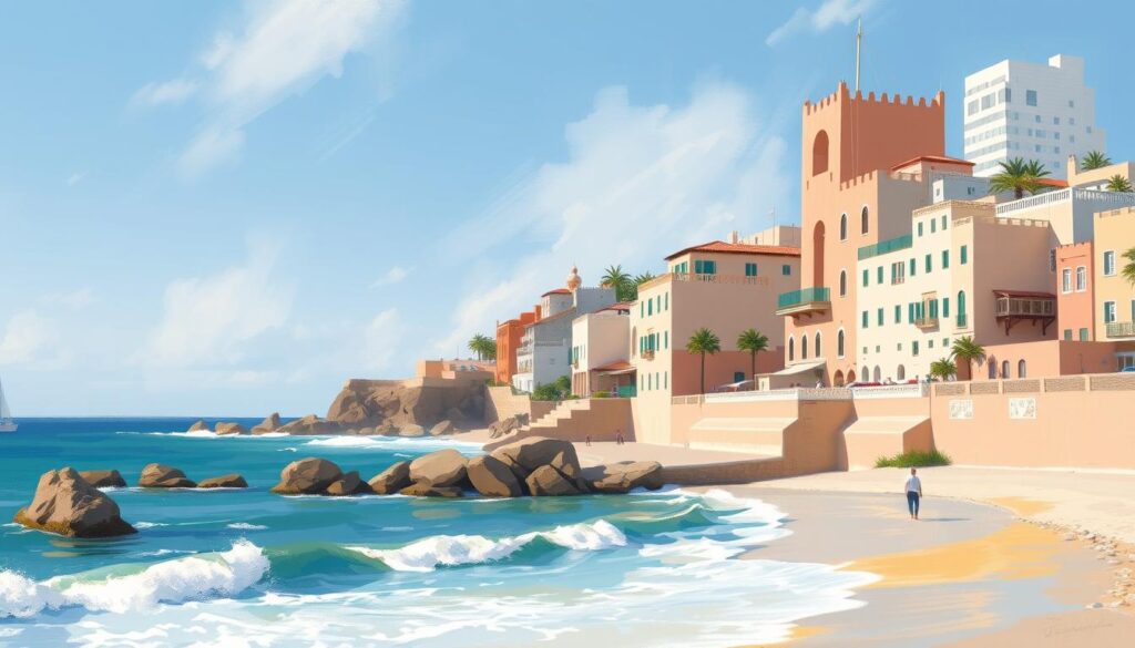Best beaches near Tangier Morocco