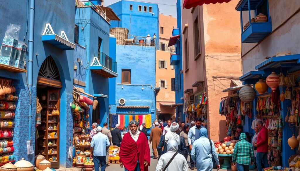 Chefchaouen shopping souks Chefchaouen shopping souks