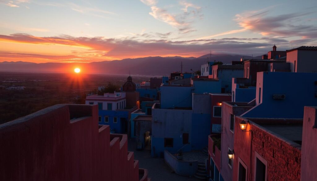 Chefchaouen sunset