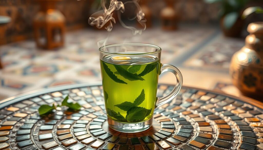 Moroccan mint tea