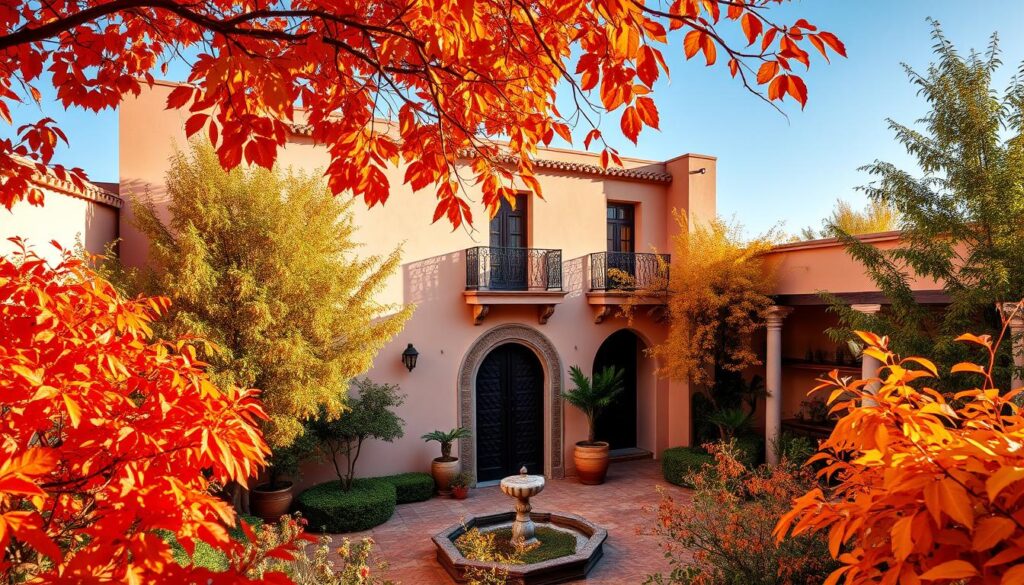 Morocco accommodations autumn weather