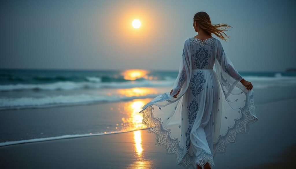 embroidered white kaftan dresses