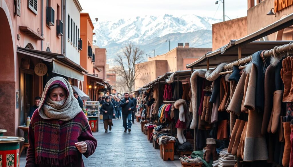 winter clothing for Morocco
